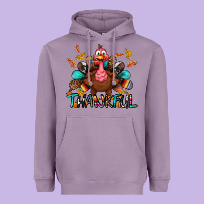 Thankful Heavyweight Hoodie Designed By Bundleandbundleshop