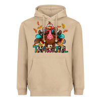 Mushroom Thankful Heavyweight Hoodie - BundleAndBundleShop