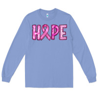 Colony Blue Western Hope Breast Cancer Long Sleeve Tee - RanaPortraitStore