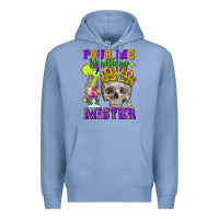 Colony Blue Skull pour me something mister Premium Hoodie - FaDigitalArtStudio