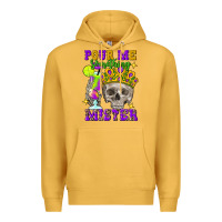 Mustard Skull pour me something mister Premium Hoodie - FaDigitalArtStudio
