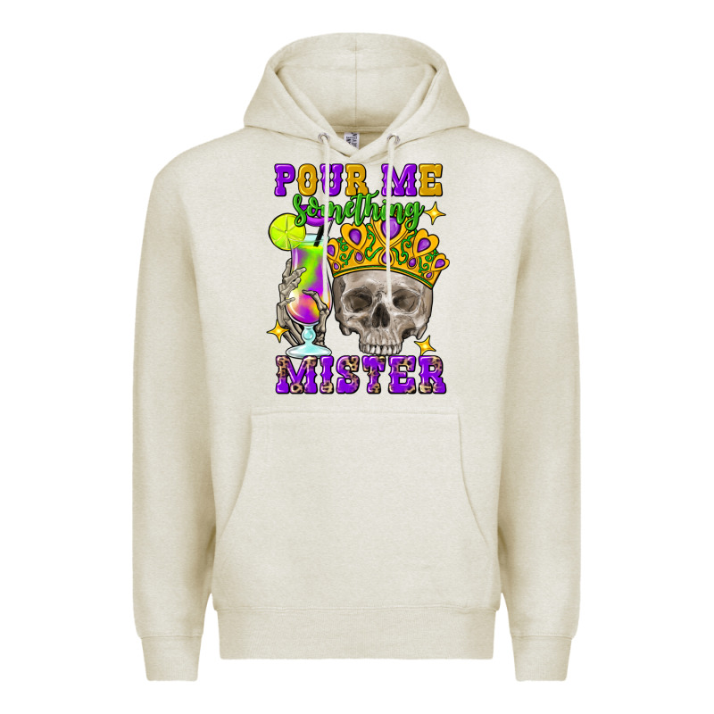 Skull Pour Me Something Mister Premium Hoodie by FaDigitalArtStudio | Teevron