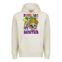 Oatmeal Heather Skull pour me something mister Premium Hoodie - FaDigitalArtStudio