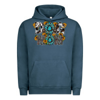 Pigment Midnight Navy dog mom Urban Hoodie - RacoonDesign