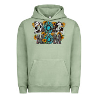 Pigment Oil Green dog mom Urban Hoodie - RacoonDesign