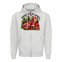 Valentine's Day Hanging With My Gnomies Zipper Hoodie | Teevron