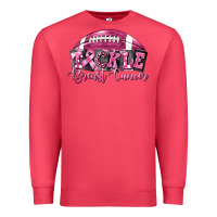 Cardinal Tickle Breast Cancer Football Premium Sweatshirt - FaDigitalArtStudio