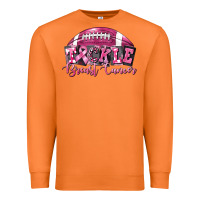 Carrot Tickle Breast Cancer Football Premium Sweatshirt - FaDigitalArtStudio