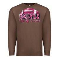 Chestnut Tickle Breast Cancer Football Premium Sweatshirt - FaDigitalArtStudio