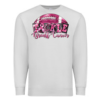 Dove Grey Tickle Breast Cancer Football Premium Sweatshirt - FaDigitalArtStudio