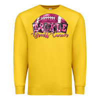 Lemon Tickle Breast Cancer Football Premium Sweatshirt - FaDigitalArtStudio