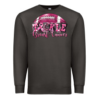 Smoke Tickle Breast Cancer Football Premium Sweatshirt - FaDigitalArtStudio