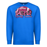 True Royal Tickle Breast Cancer Football Premium Sweatshirt - FaDigitalArtStudio