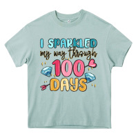 Arona i sparkled my way through 100 days Heavy Core Tee - MaliasSmallBusiness