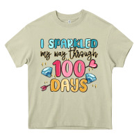 Mossy i sparkled my way through 100 days Heavy Core Tee - MaliasSmallBusiness