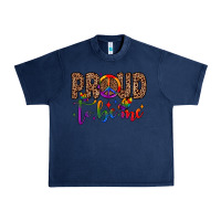 Navy proud to be me Urban Heavy Tee - JahusDesignShop