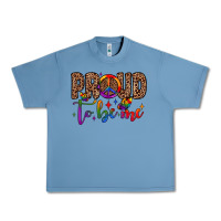 Pebble Blue proud to be me Urban Heavy Tee - JahusDesignShop