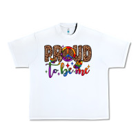 White proud to be me Urban Heavy Tee - JahusDesignShop