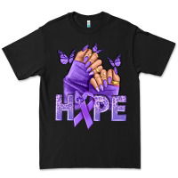 Black Hope all Cancers nails Premium Tee - NancyCooperArtShop