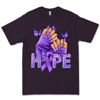 Plum Hope all Cancers nails Premium Tee - NancyCooperArtShop