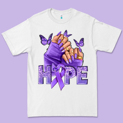 Hope All Cancers Nails Premium Tee Designed By Nancycooperartshop