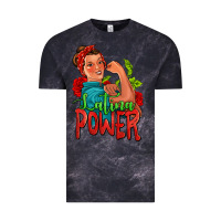 Cloud Black latina power strong woman Vintage Tee - Jasminsmagicworld