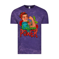 Cloud Purple latina power strong woman Vintage Tee - Jasminsmagicworld