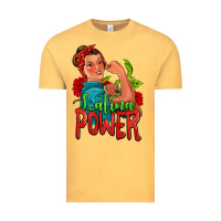 Vintage Mustard latina power strong woman Vintage Tee - Jasminsmagicworld