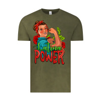 Vintage Olive latina power strong woman Vintage Tee - Jasminsmagicworld