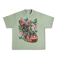 Oil Green easter french bulldog Urban Heavy Tee - RanaPortraitStore