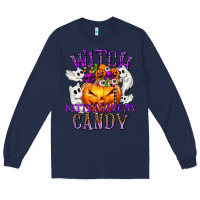 Navy Witch Better Have My Candy Long Sleeve Tee - texasbilliewilder