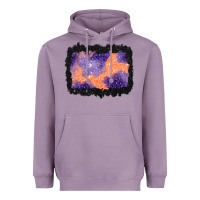 Lavender halloween spider web background Heavyweight Hoodie - BundleAndBundleShop