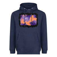 Navy halloween spider web background Heavyweight Hoodie - BundleAndBundleShop