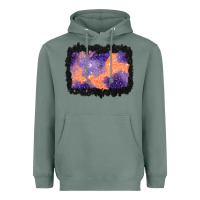 Sage halloween spider web background Heavyweight Hoodie - BundleAndBundleShop