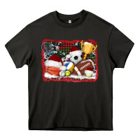 Asphalt christmas sports background Heavy Core Tee - AdoDesignShop