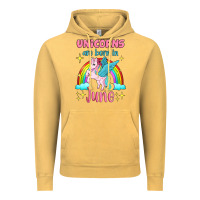 Vintage Mustard unicorns are born in june Vintage Hoodie - Jasminsmagicworld
