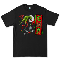 Black grinch hand cma nurse Premium Tee - NancyCooperArtShop