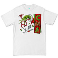 White grinch hand cma nurse Premium Tee - NancyCooperArtShop