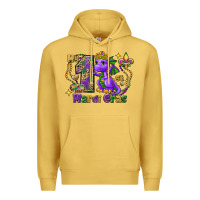 Antique Gold Dragon my first Mardi Gras Premium Hoodie - FaDigitalArtStudio
