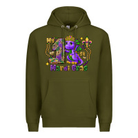 Army Green Dragon my first Mardi Gras Premium Hoodie - FaDigitalArtStudio
