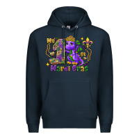 Navy Dragon my first Mardi Gras Premium Hoodie - FaDigitalArtStudio