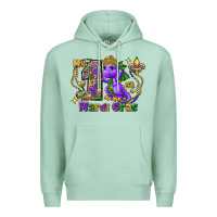 Seafoam Dragon my first Mardi Gras Premium Hoodie - FaDigitalArtStudio