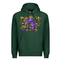 Sports Green Dragon my first Mardi Gras Premium Hoodie - FaDigitalArtStudio