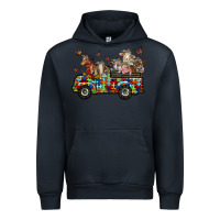 Navy farm animals autism Urban Hoodie - RacoonDesign