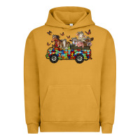 Pigment Peanut Butter farm animals autism Urban Hoodie - RacoonDesign