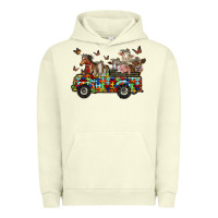 Pigment Pistachio farm animals autism Urban Hoodie - RacoonDesign