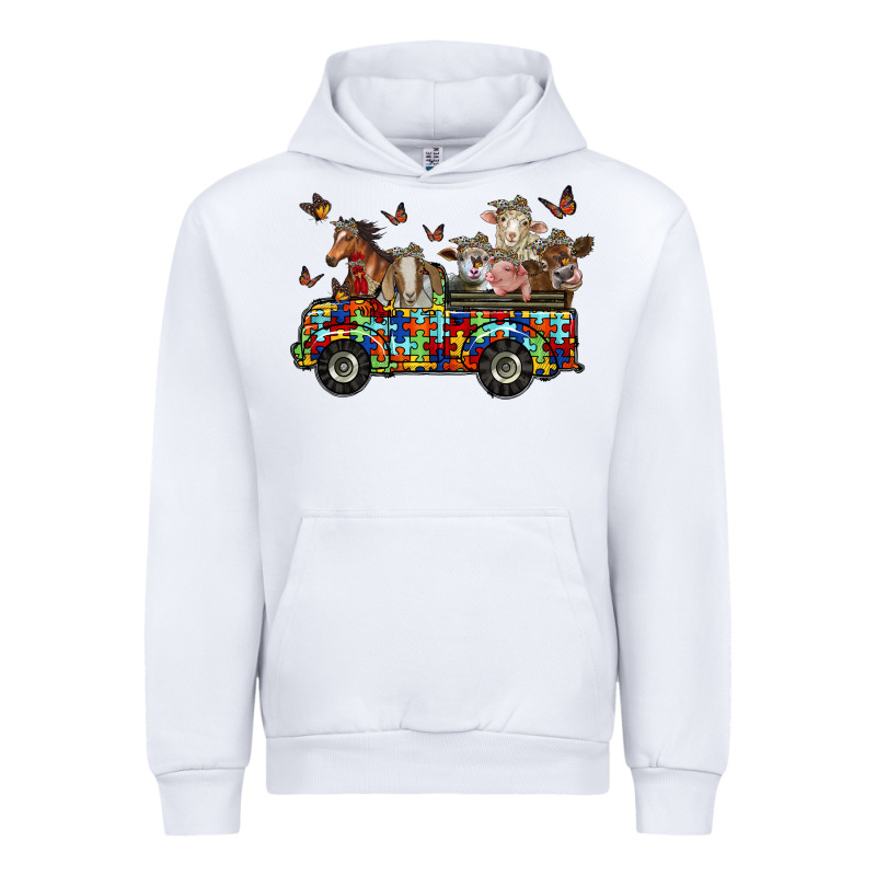 Farm Animals Autism Urban Hoodie by RacoonDesign | Teevron