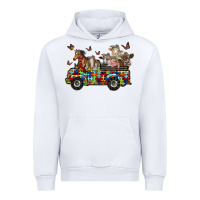 White farm animals autism Urban Hoodie - RacoonDesign