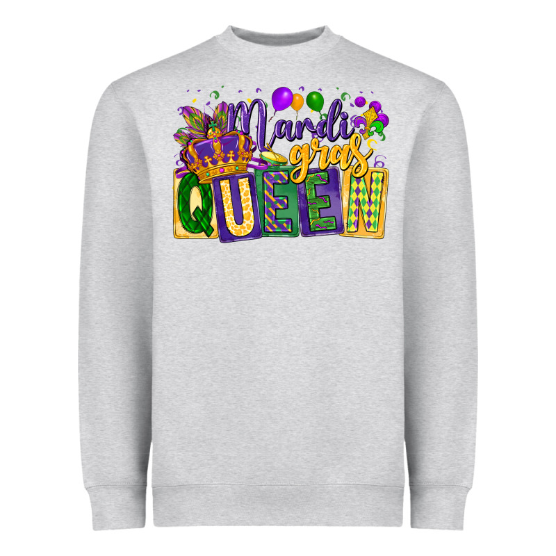 Mardi Gras Queen Heavyweight Sweatshirt by CowGirlArtShop | Teevron