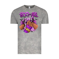 Boo-jee Halloween Afro Sneakers Vintage Tee | Teevron